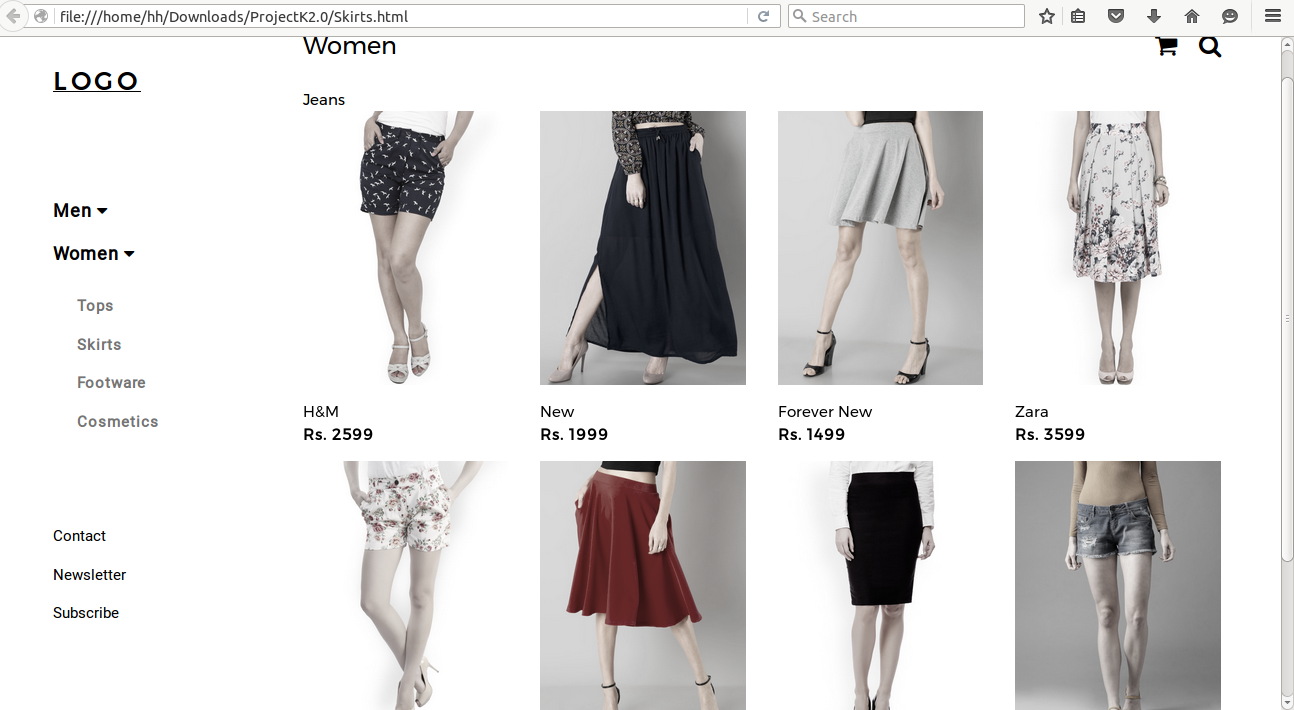 GitHub - Atharva96/E-Commerce-Website-using-CSS: The Company manages H ...