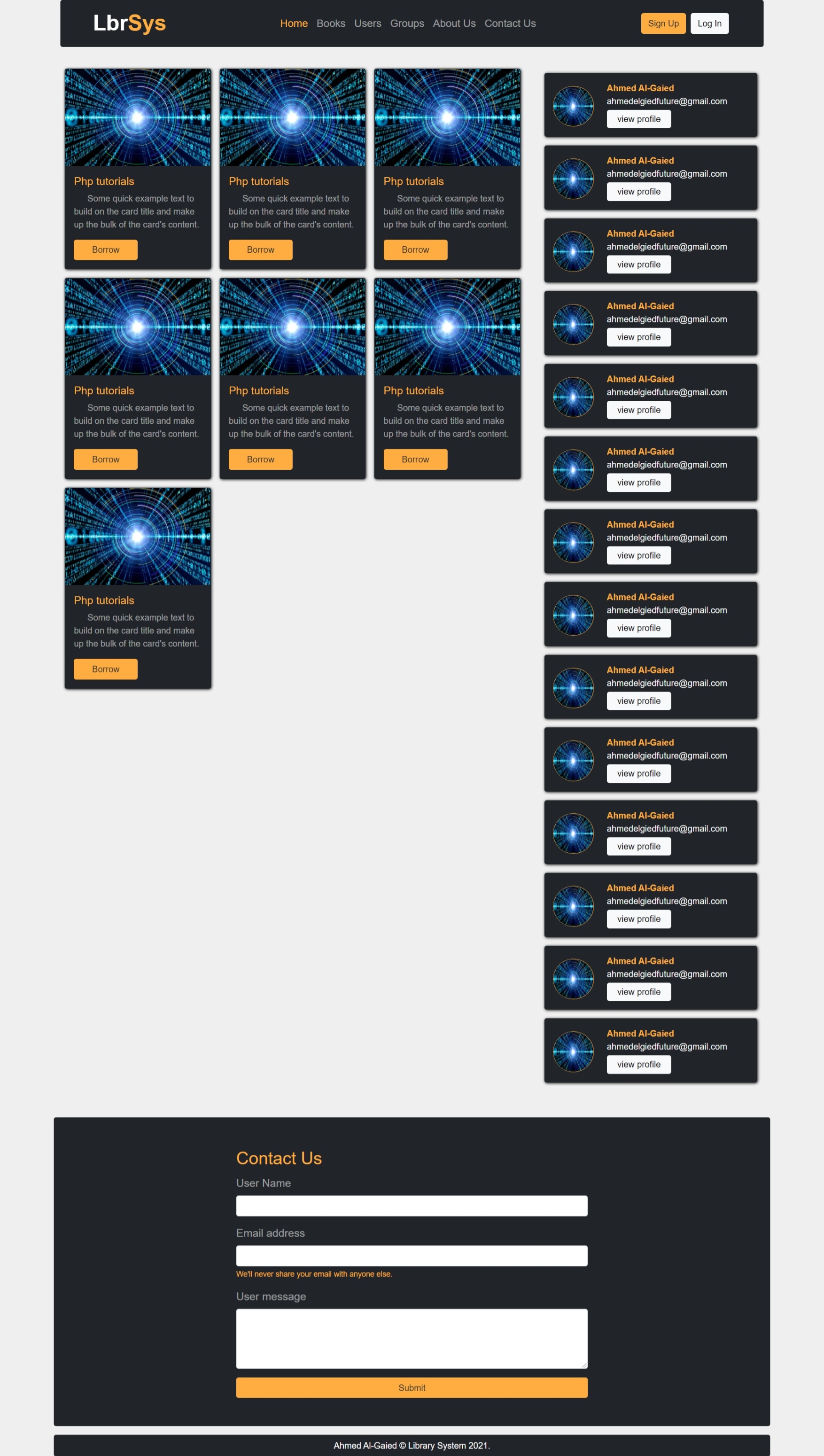 Elib Server GitHub - ahmedelg/elibsys