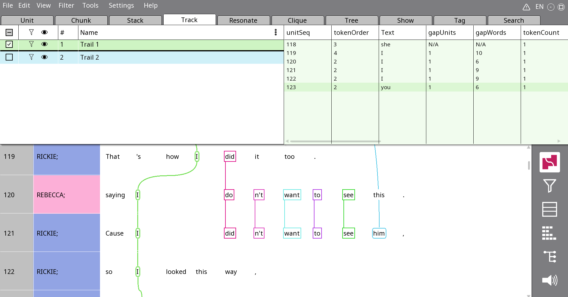 Track Tab F