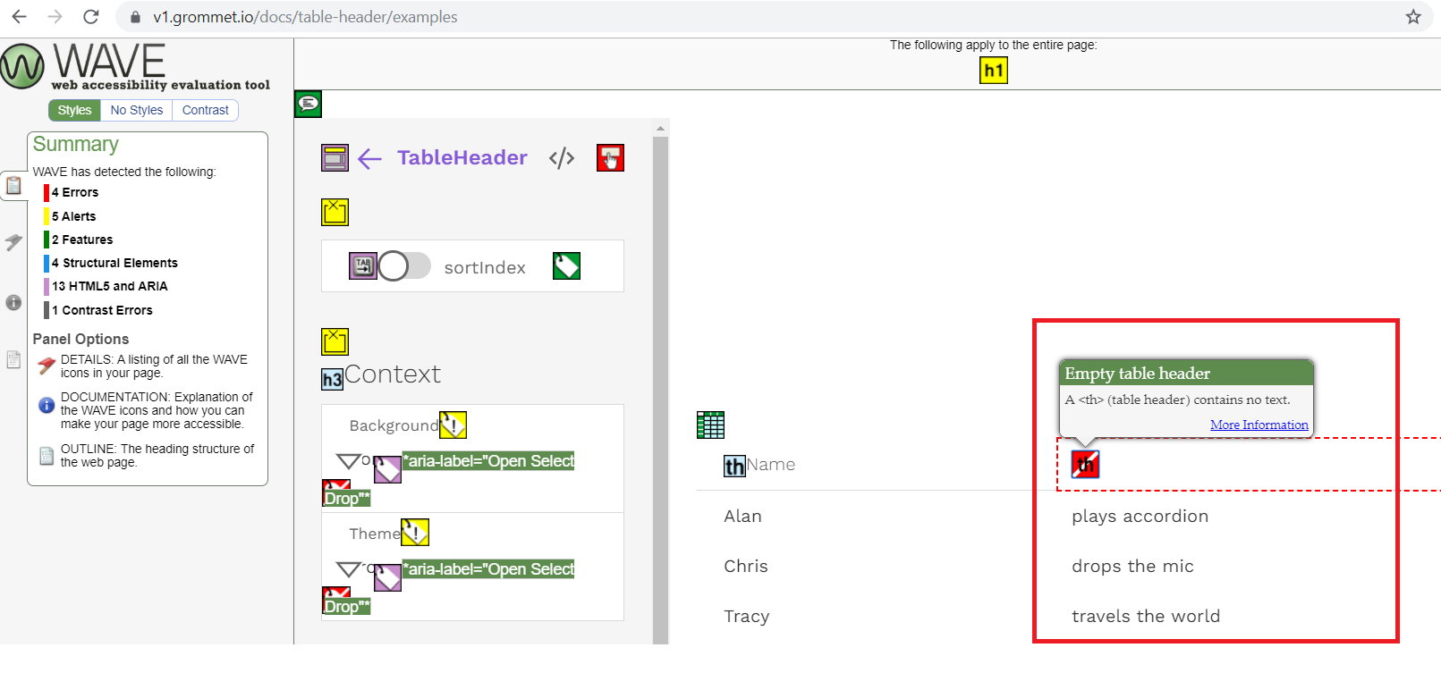 Accessibility errors in Grommet components · Issue 3384 · grommet