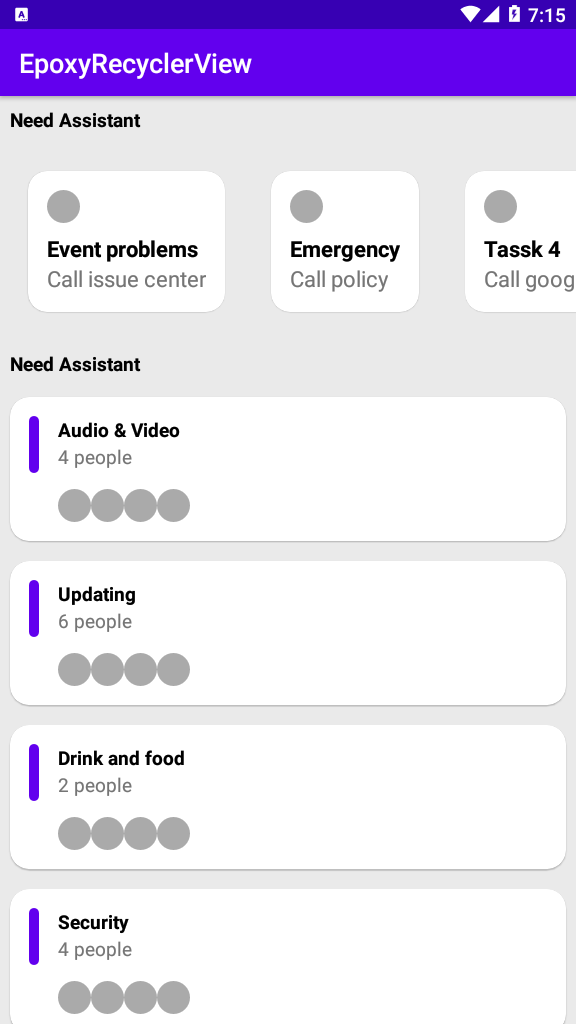GitHub - 1902shubh/EpoxyRecyclerView: Building complex screens in a ...