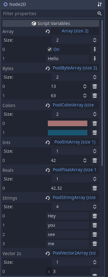 Built-in Array types don't open in a new inspector if their name is ...