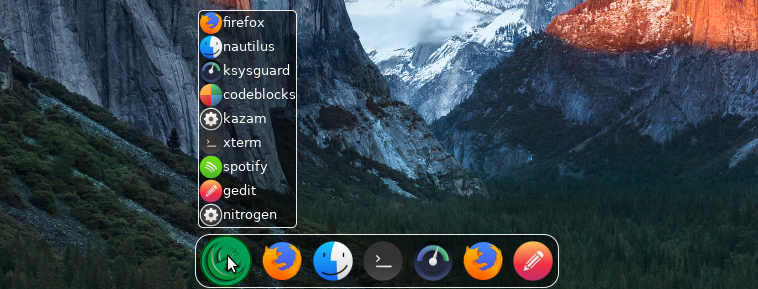 GitHub - berkancakiroglu/cwdock-source: Lightweight dock for Linux desktop.