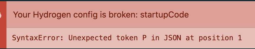 SyntaxError: unexpected token P in JSON at position 1. · Issue #2123 ...