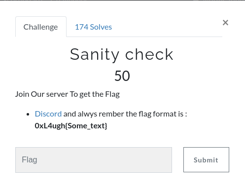 Sanity check - misc
