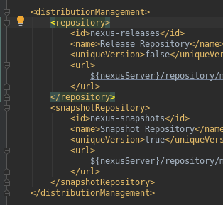 remove distributionManagement section from pom.xml files · Issue #148 ...