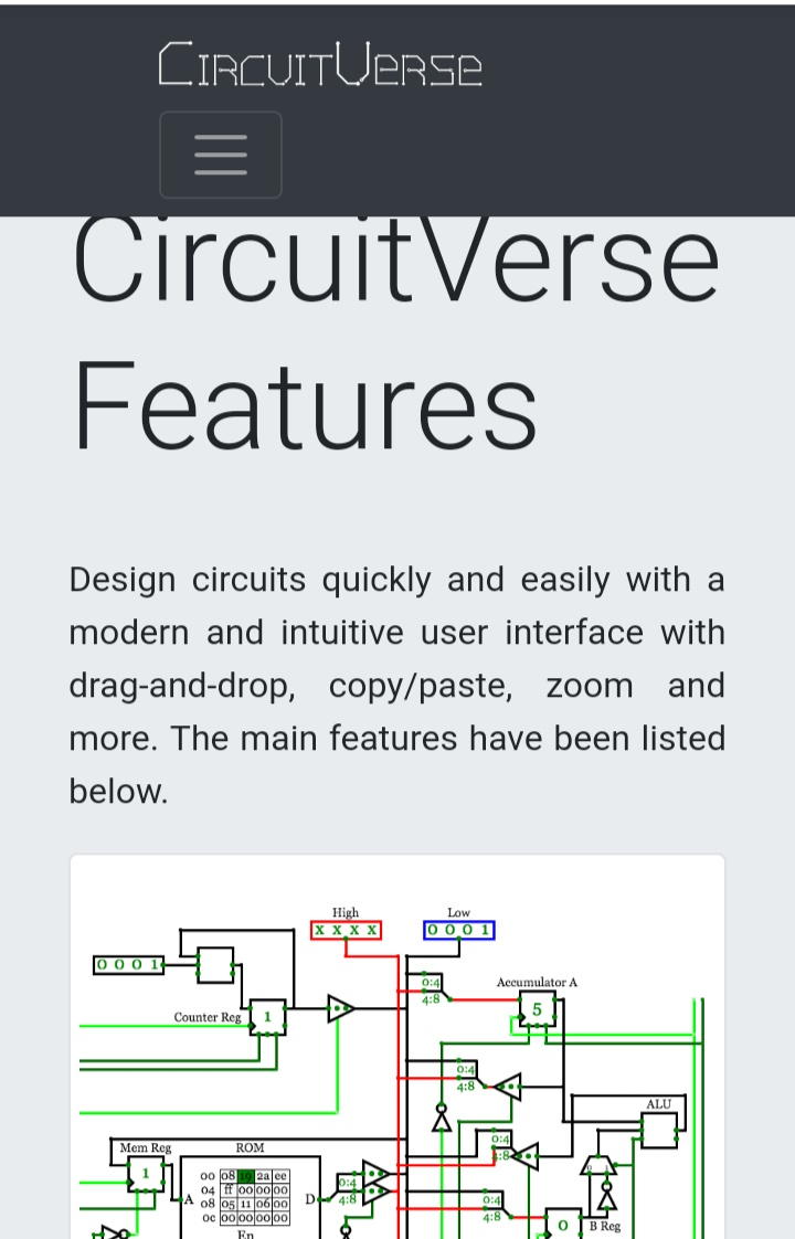 Improper padding in the heading · Issue #583 · CircuitVerse ...