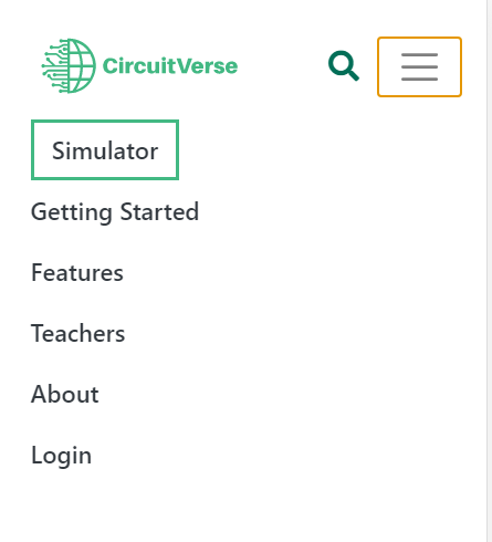 New Navbar by aayushgupta05 · Pull Request #1451 · CircuitVerse ...