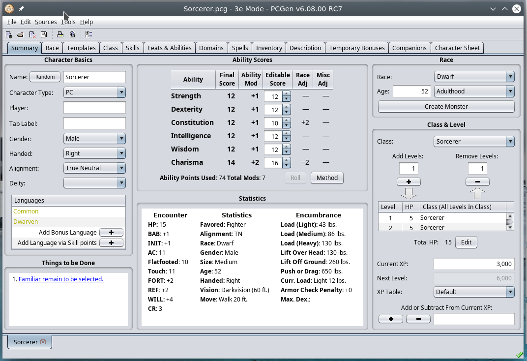 pcgen documentation