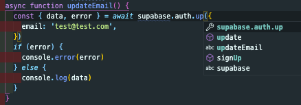 Enable user to update their email in auth.users · supabase · Discussion ...