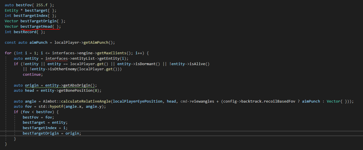 Backtrack missing one value declaration which points to backtrack not working with ignore smoke