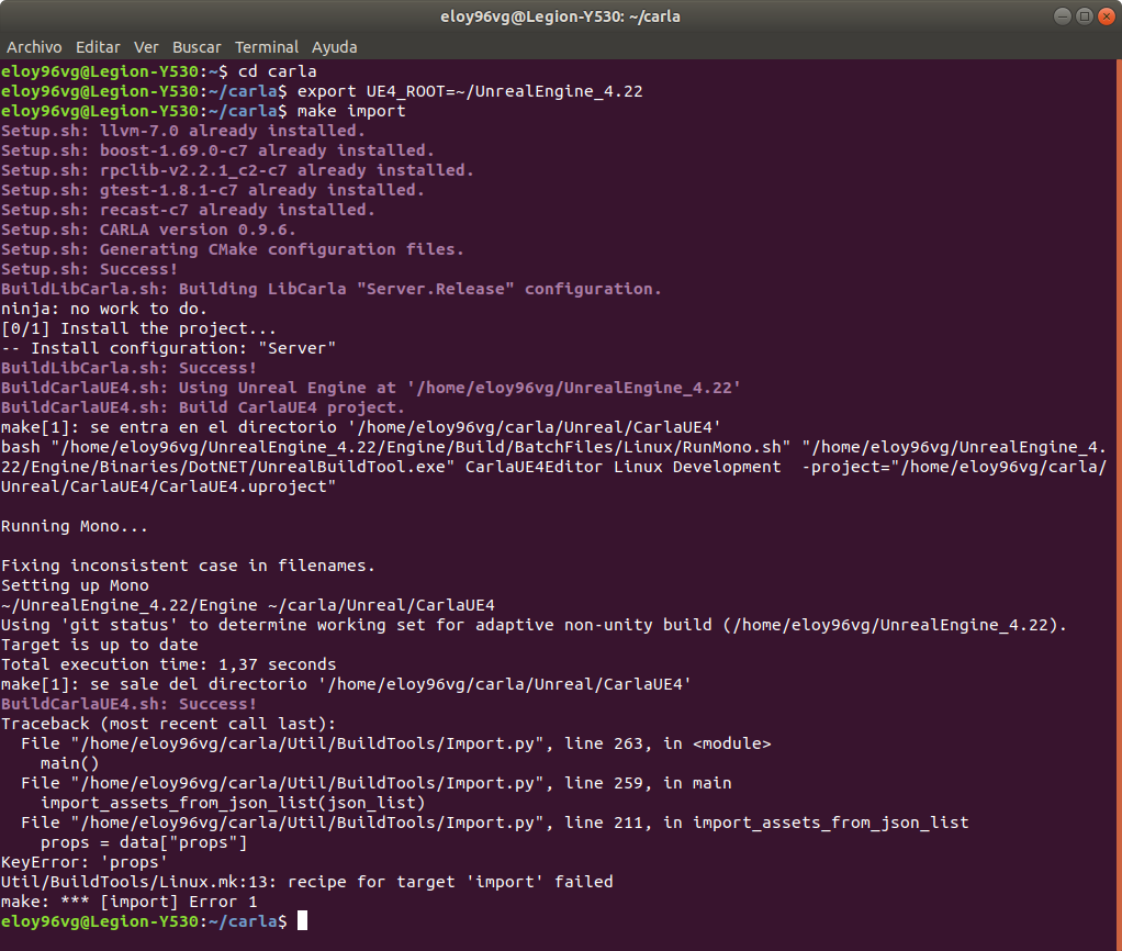 Error with 'make import' · Issue #1886 · carla-simulator/carla · GitHub