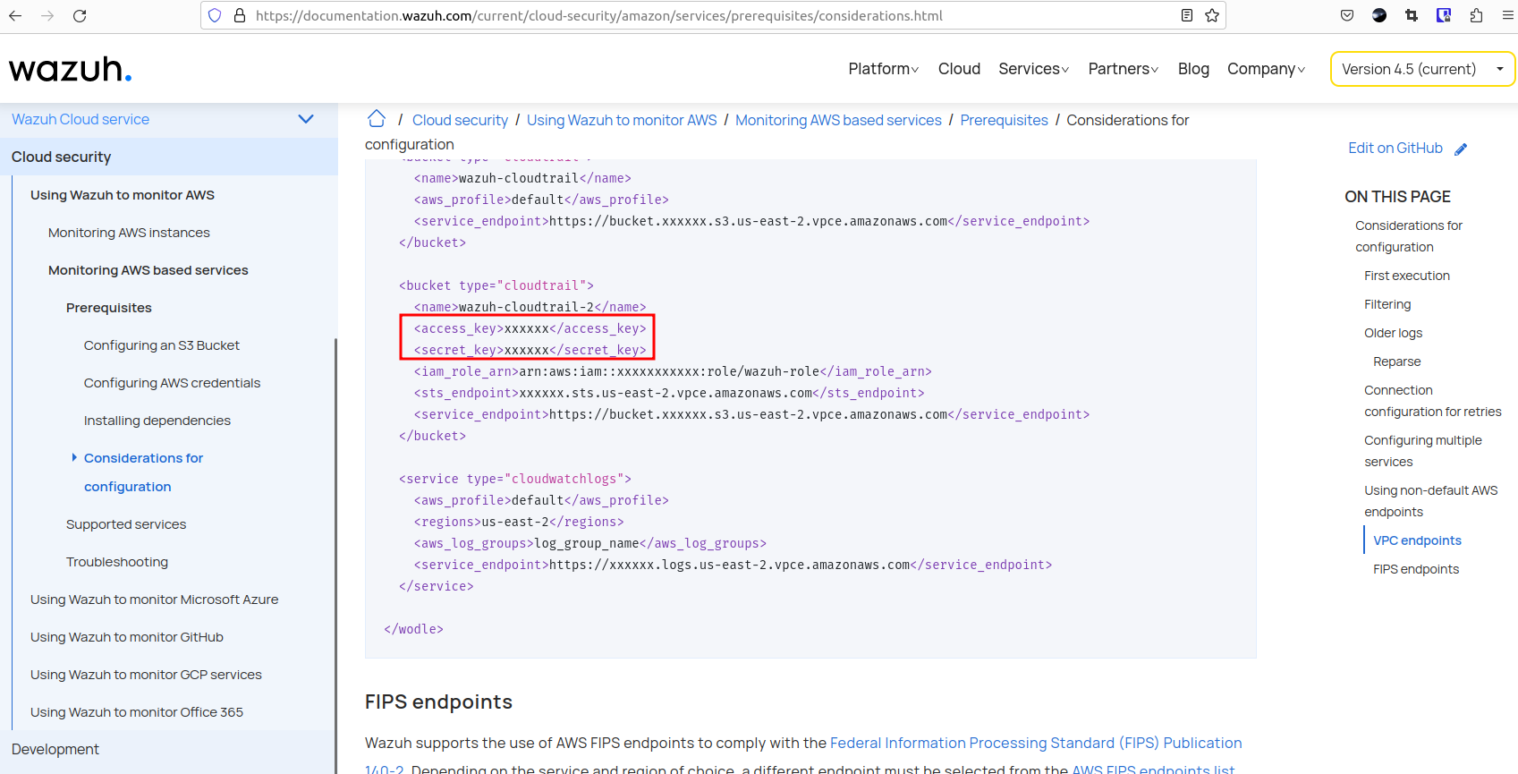Setting up credentials in ossec conf issue 6363 wazuh wazuh