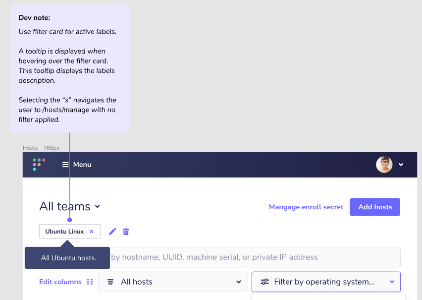 Hosts page at smaller screen widths · Issue #5138 · fleetdm/fleet · GitHub