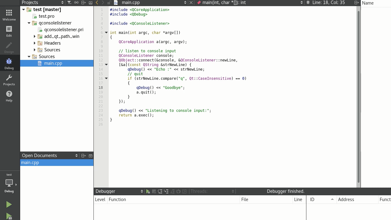 QSocketNotifier Can only be used with threads started with QThread · Issue 4 · juangburgos