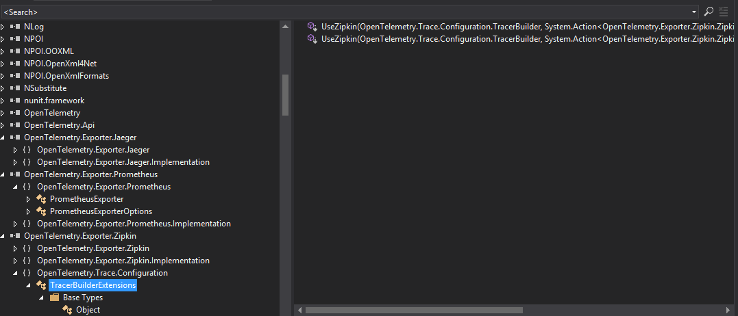 Nuget JaegerExporter reference missing TracerBuilderExtensions · Issue ...