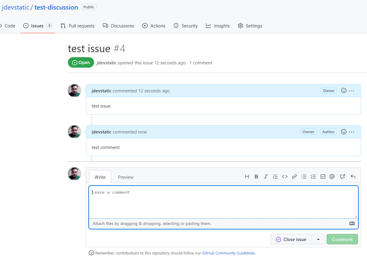 Can't close an issue on one of my repositories · community · Discussion ...