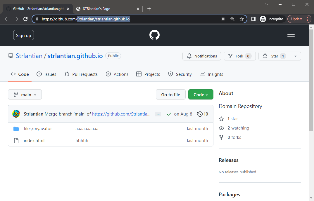 Can't open Github Pages' repositories · community · Discussion #32498 ...
