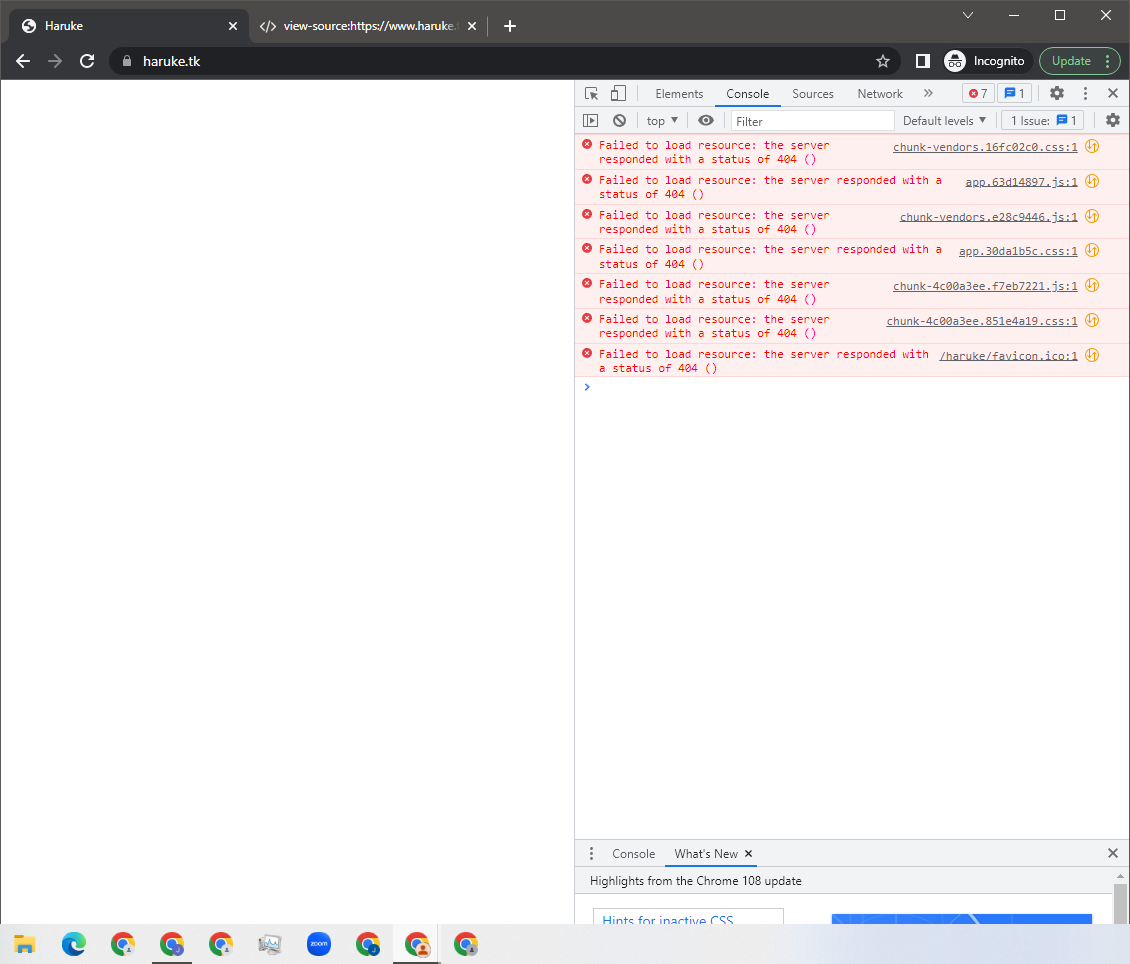 Domain does not resolve to the GitHub Pages server. For more ...