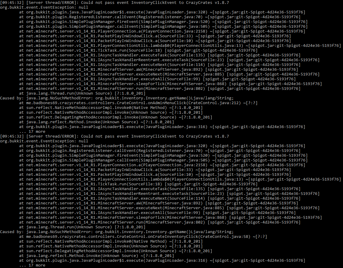 1.14 problem · Issue #197 · Crazy-Crew/CrazyCrates · GitHub