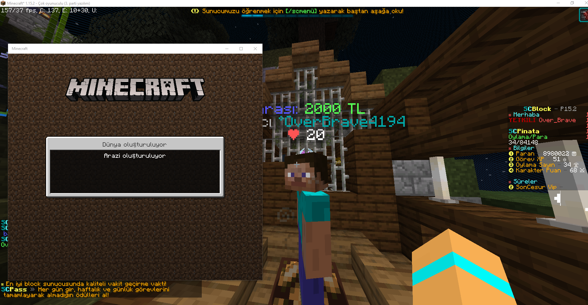 When server switch in bungeecord, It remains on the loading screen