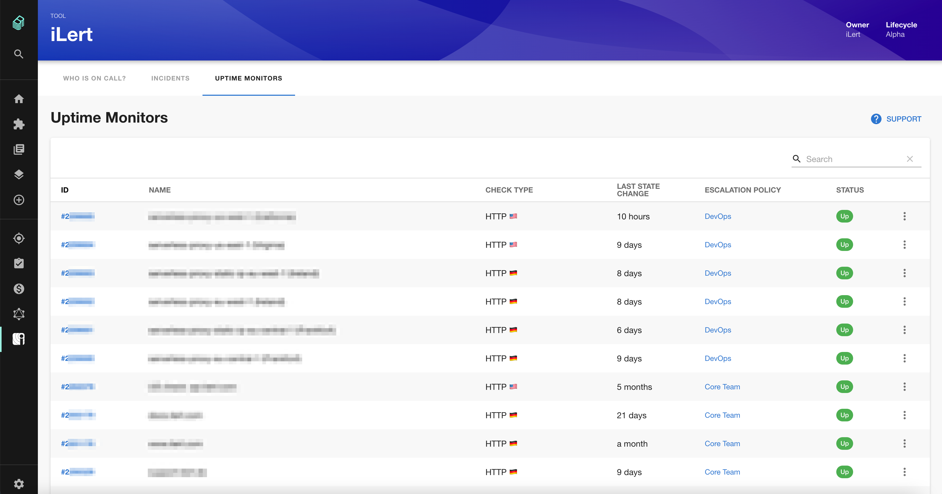 iLert___Uptime_Monitors___Backstage
