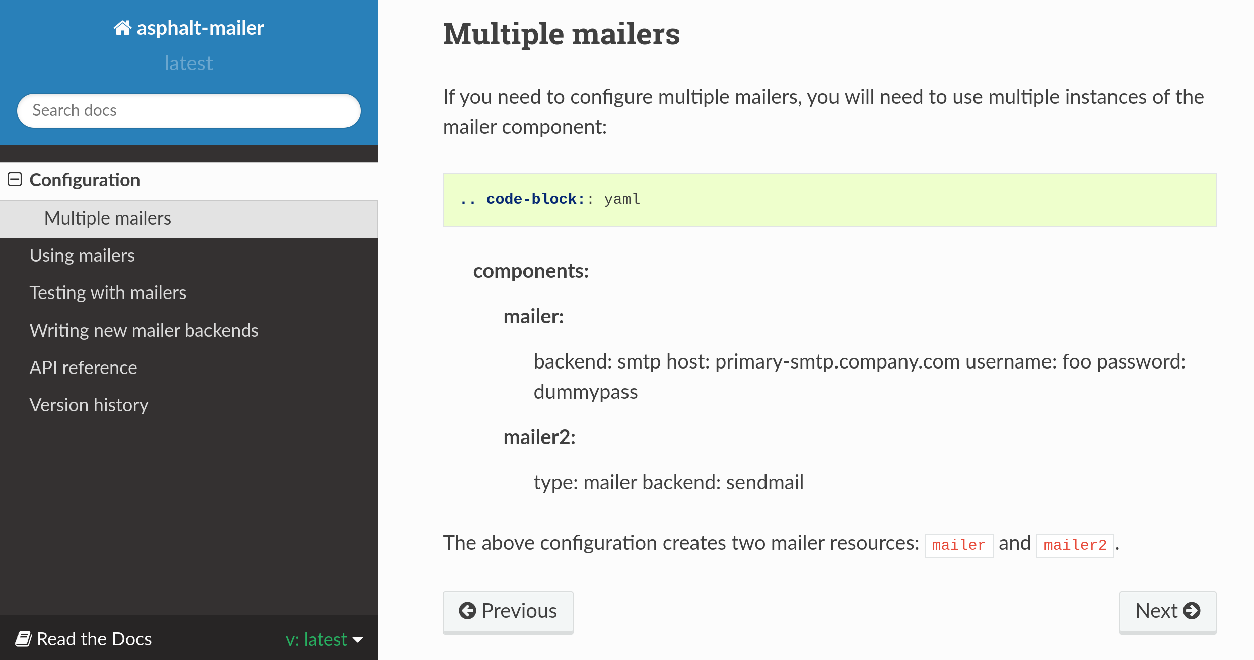 Documentation code block issue · Issue 23 · asphaltframework/asphalt