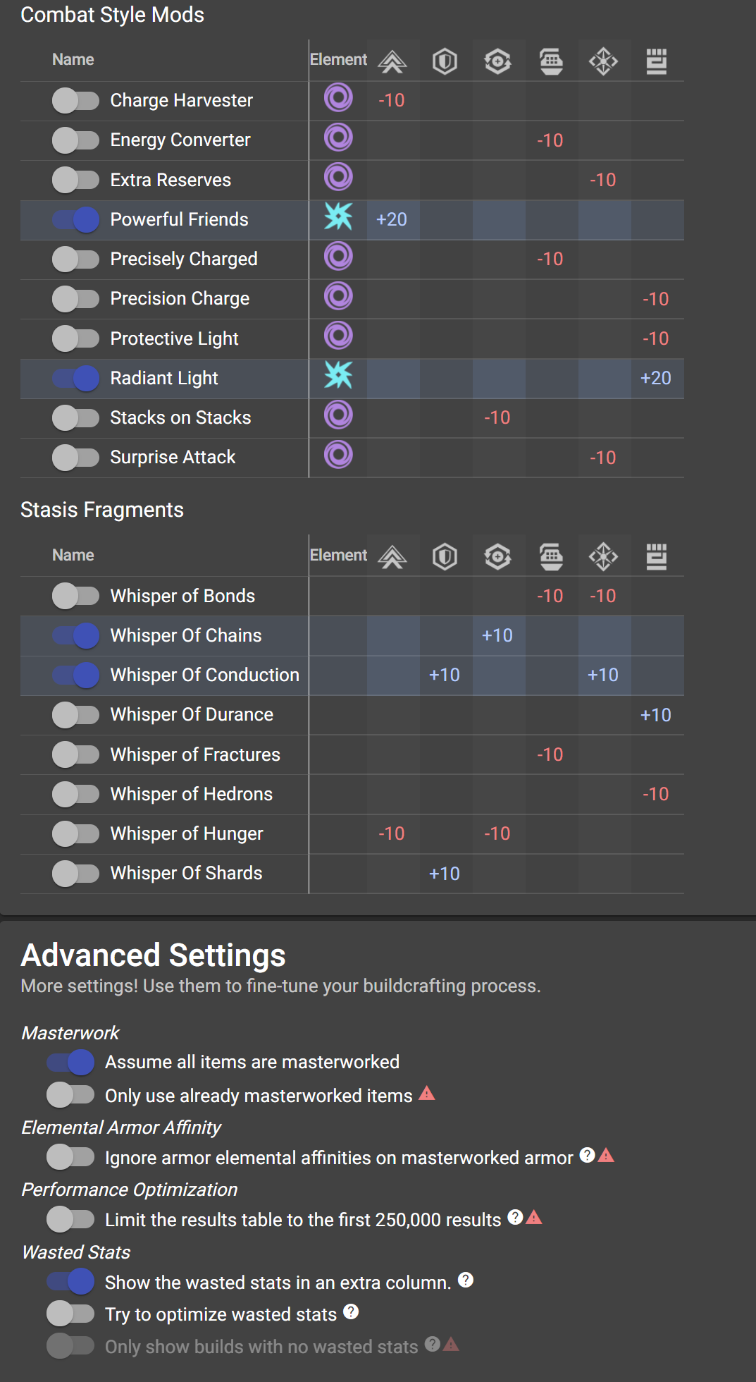 Armor picker missing options · Issue #46 · Mijago/D2ArmorPicker · GitHub