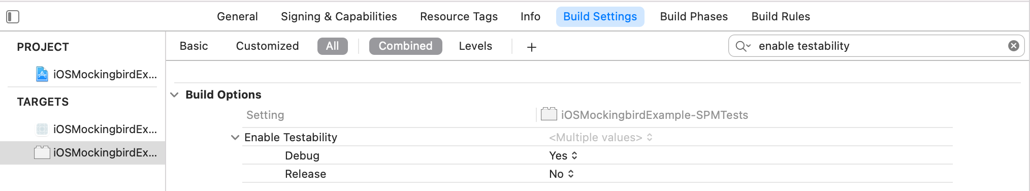 Module 'Mockingbird' was not compiled for testing · Issue #186 ...