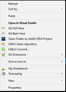Feature request to right click on a folder and open it in Fork · Issue ...