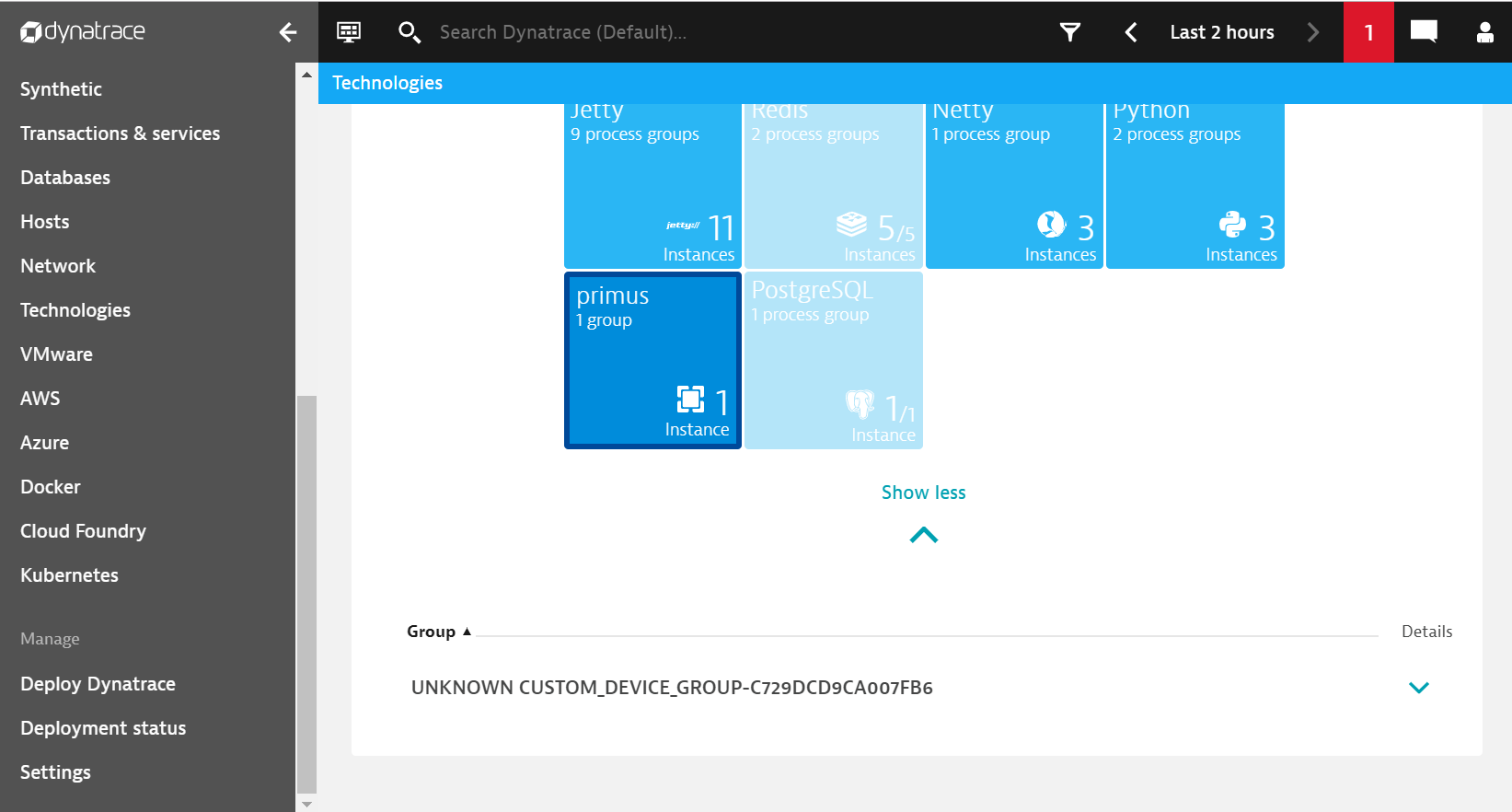 Support Dynatrace custom device group name property. · Issue 1464