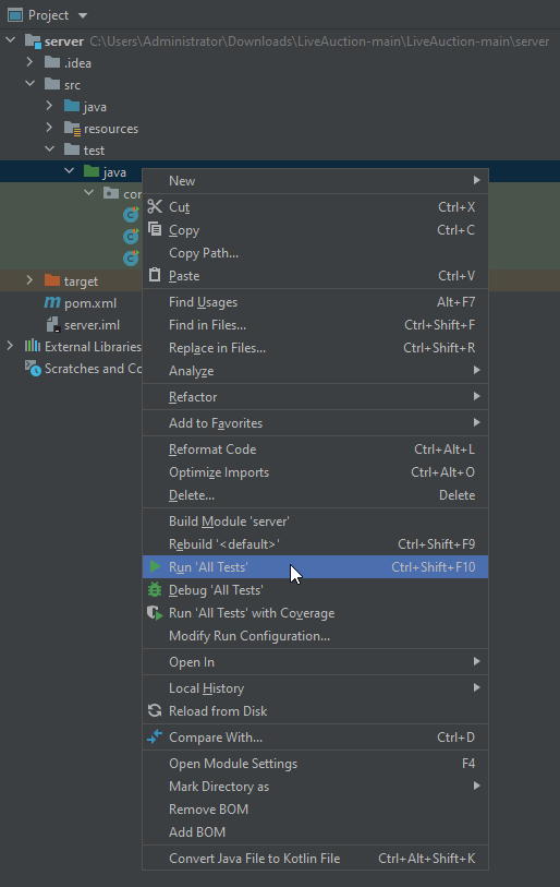 GitHub - CCyban/LiveAuction: A Java socket-based project called ...
