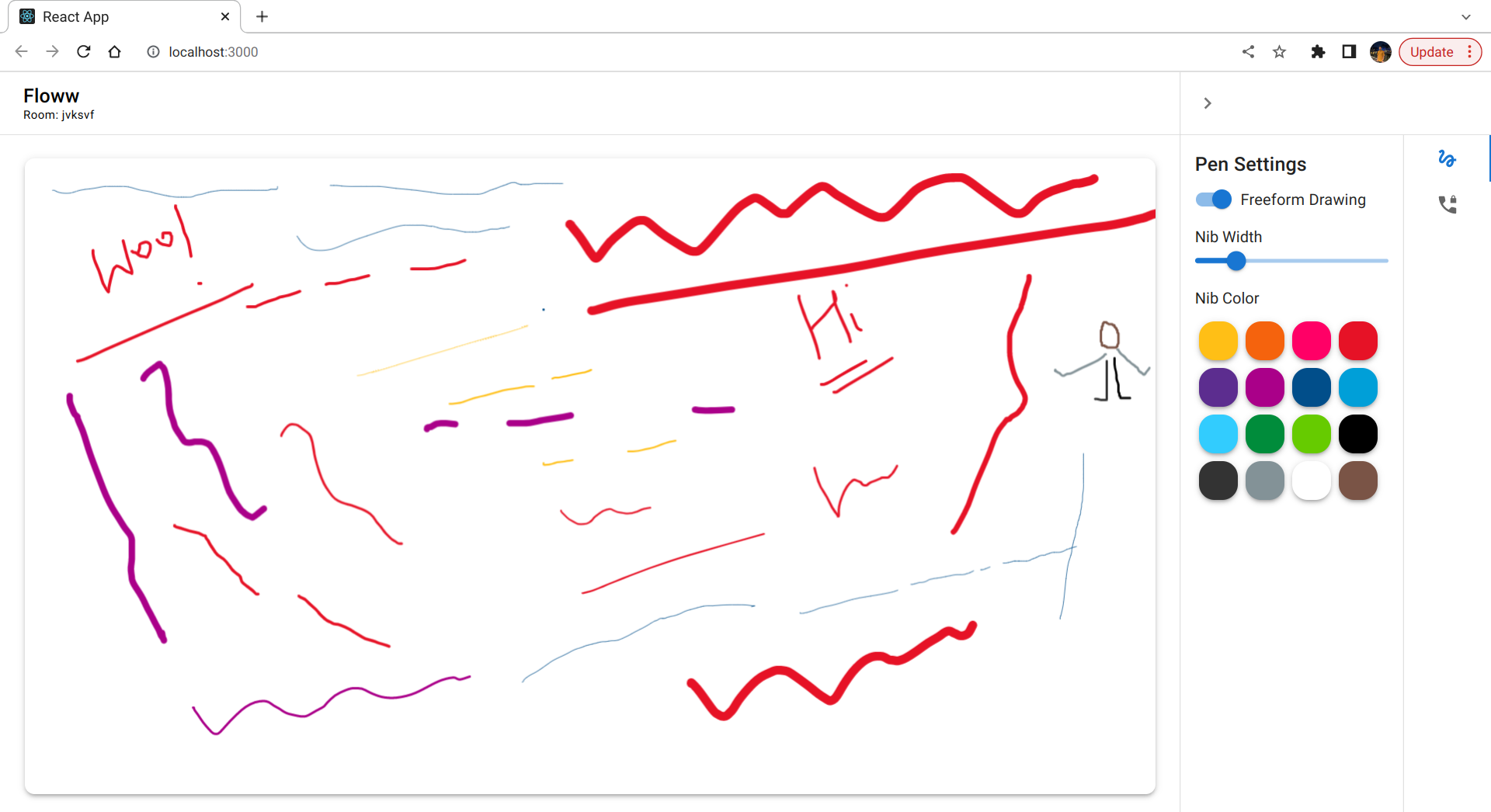 GitHub candiedoperation/flowwwhiteboard A custom build of Fabric.js