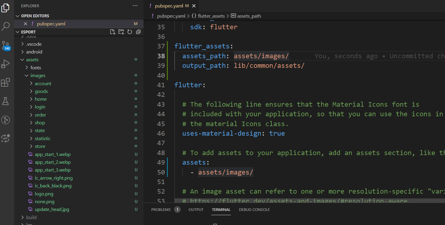 不能生成 assets.dart · Issue #2 · icofans/flutter-assets · GitHub