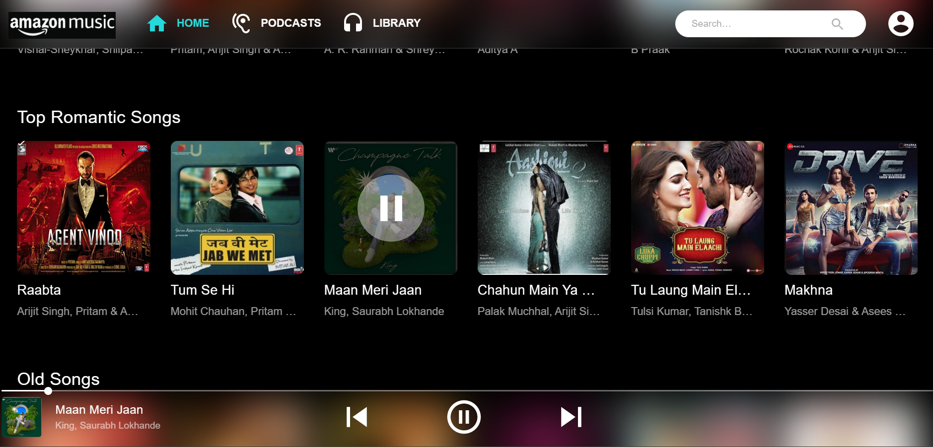 GitHub - Tina118/amazon-music: Clone of amazon music · GitHub
