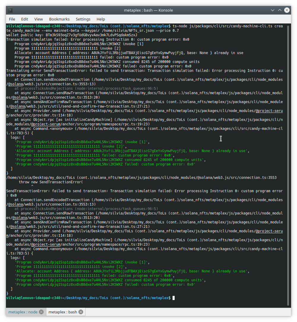 To add more items to a collection gives errors in a candy machine · Issue  #1327 · metaplex-foundation/metaplex