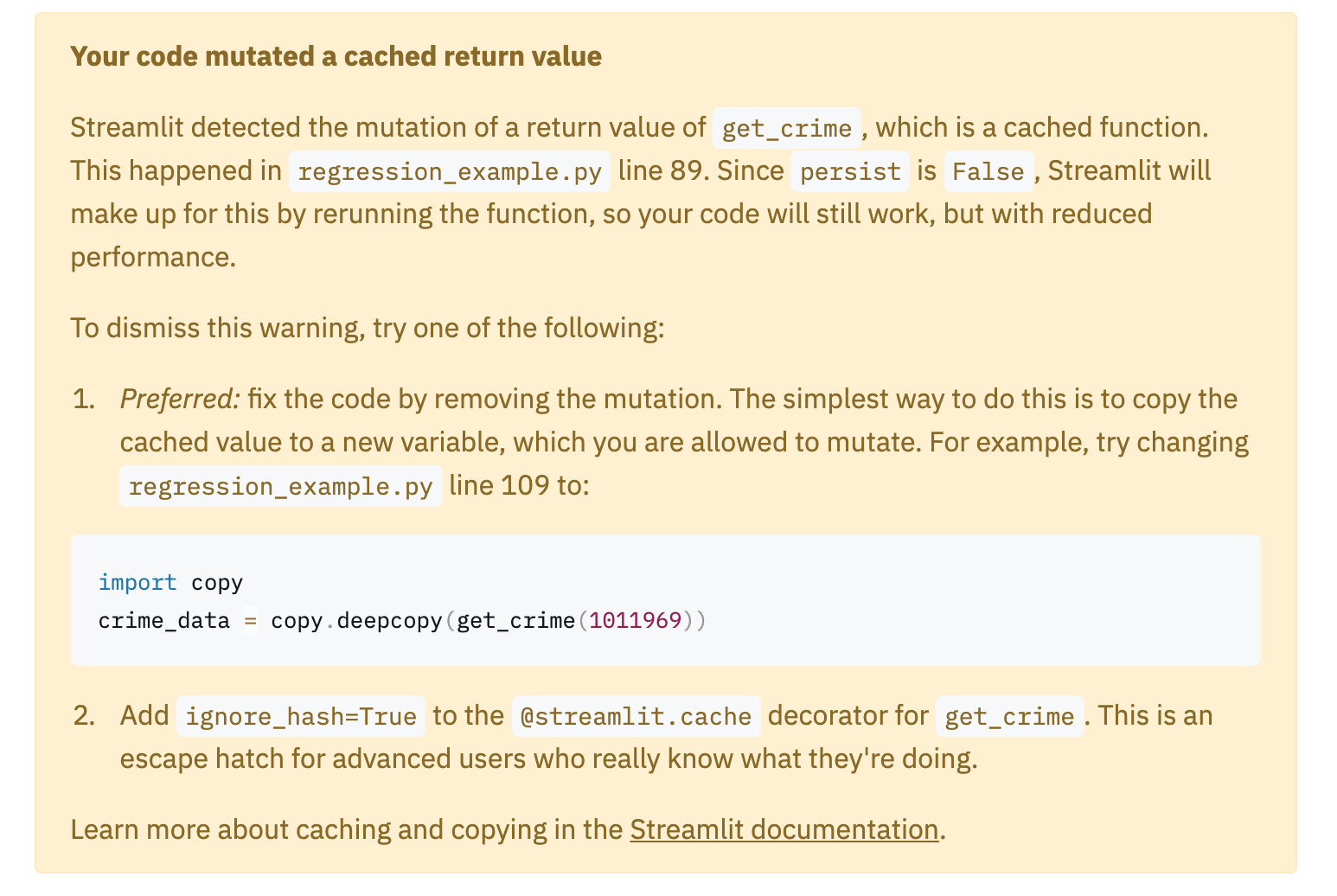 Change text coloring on suggestion message · Issue #76 · streamlit ...