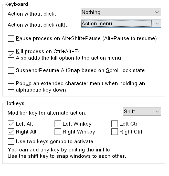 Alt to open action menu blocks everything · Issue 276 · RamonUnch