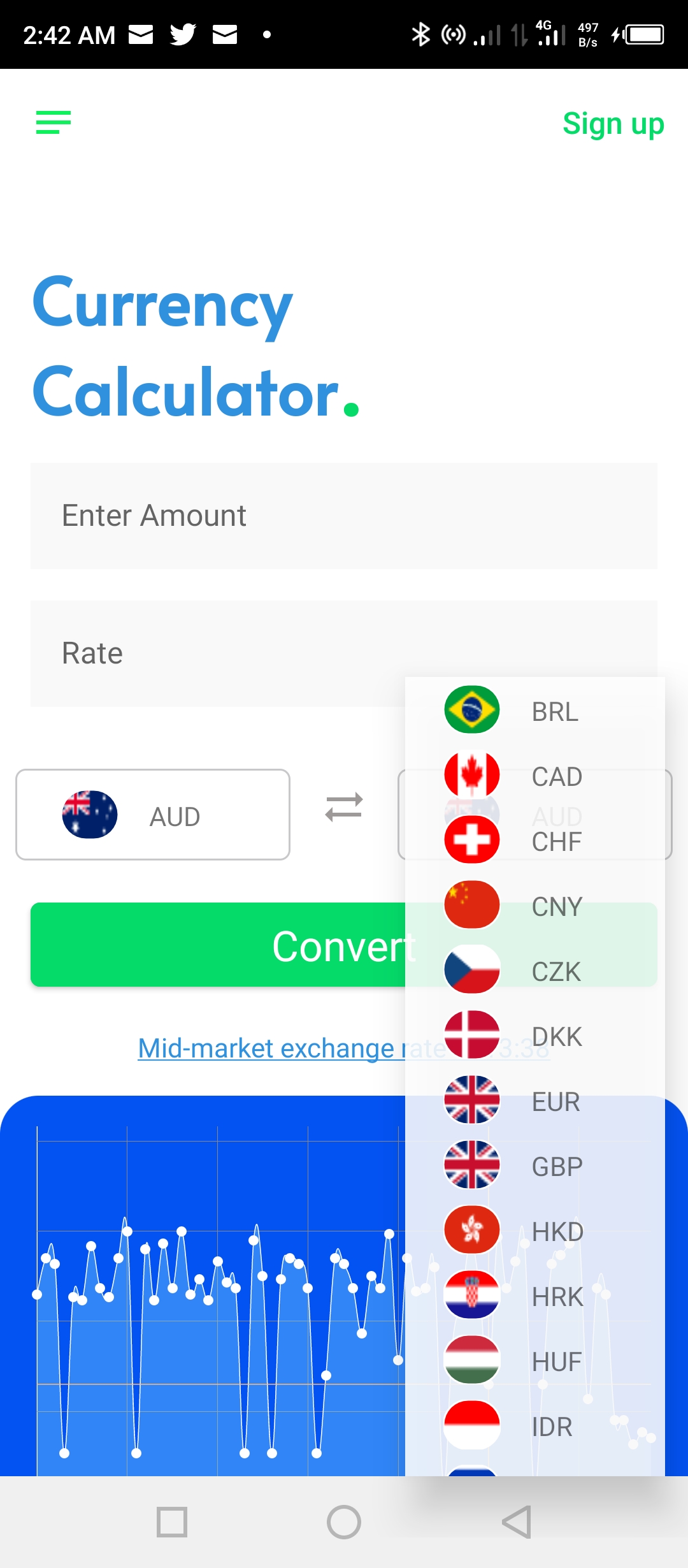 GitHub - EricoMartin/CurrencyConverter: Exchange rate converter application