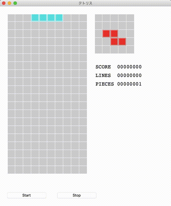 GitHub - opipi406/Tetris: 機械学習用テトリススクリプト · GitHub