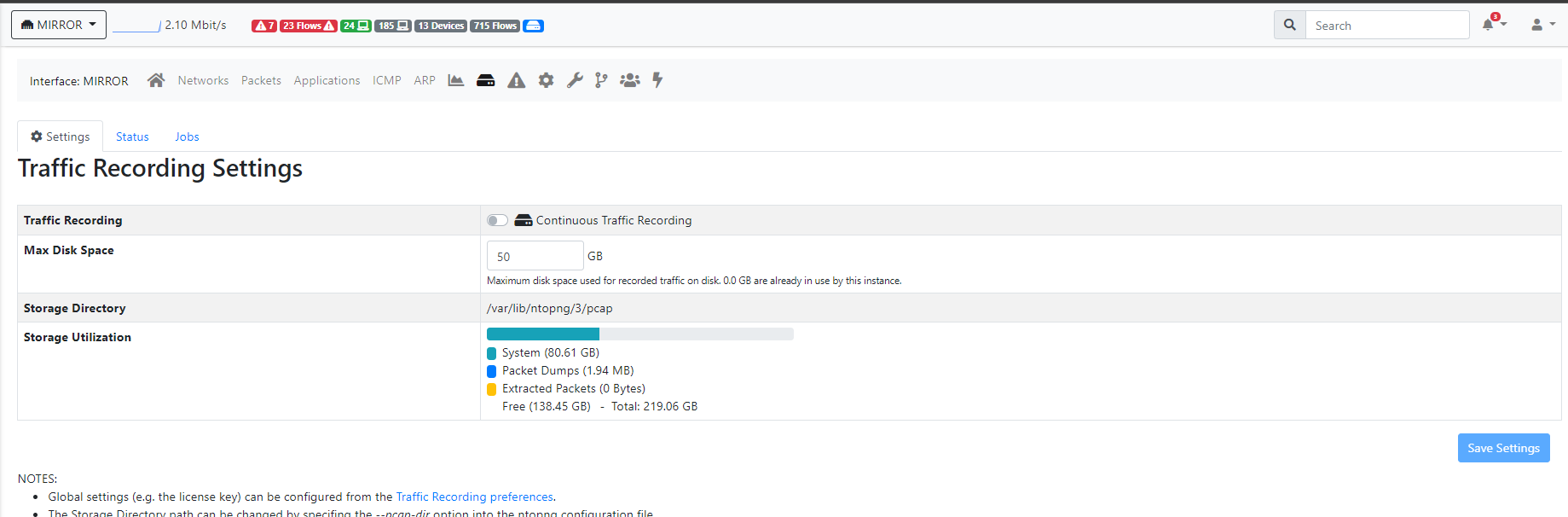 n2disk GUI Errors · Issue #3996 · ntop/ntopng · GitHub