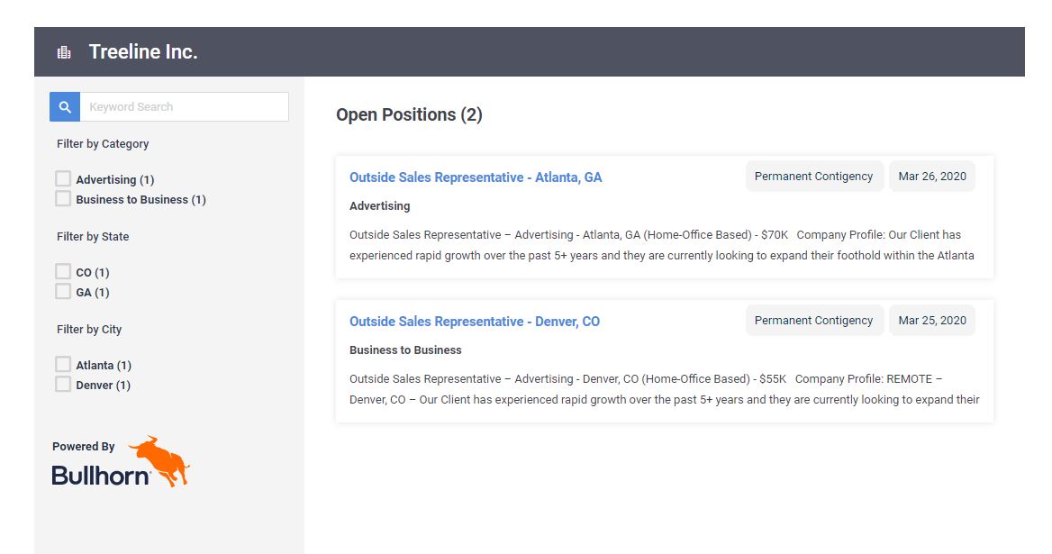 Bullhorn/Wordpress plugin Issu · Issue 313 · bullhorn/careerportal