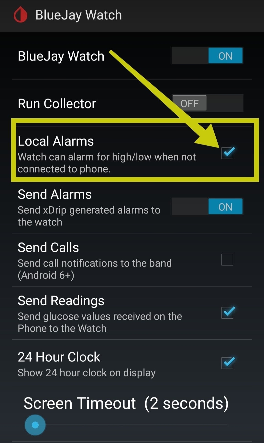 Bluejay GTS vibrating on high Alert while high alerts are permanently ...