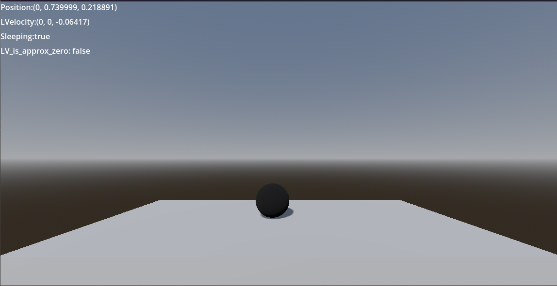 RigidBody (linear_)velocity.is_zero_approx() never returns true when