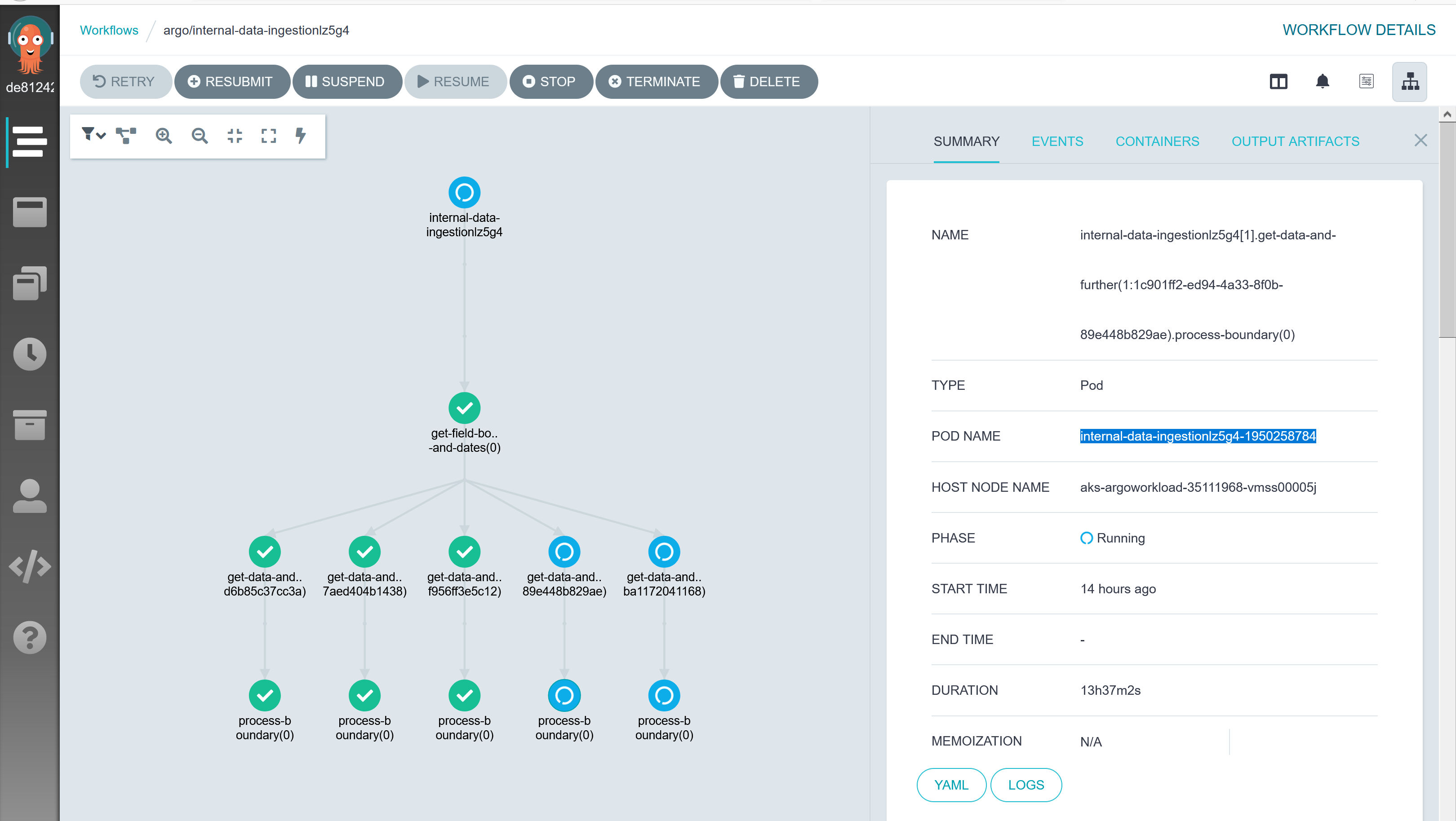 Long running workflow