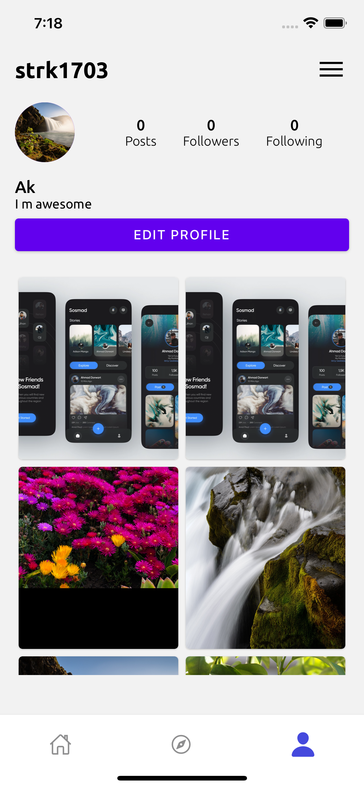 GitHub - Aman7400/social-media-ui: Social Media App UI in React Native