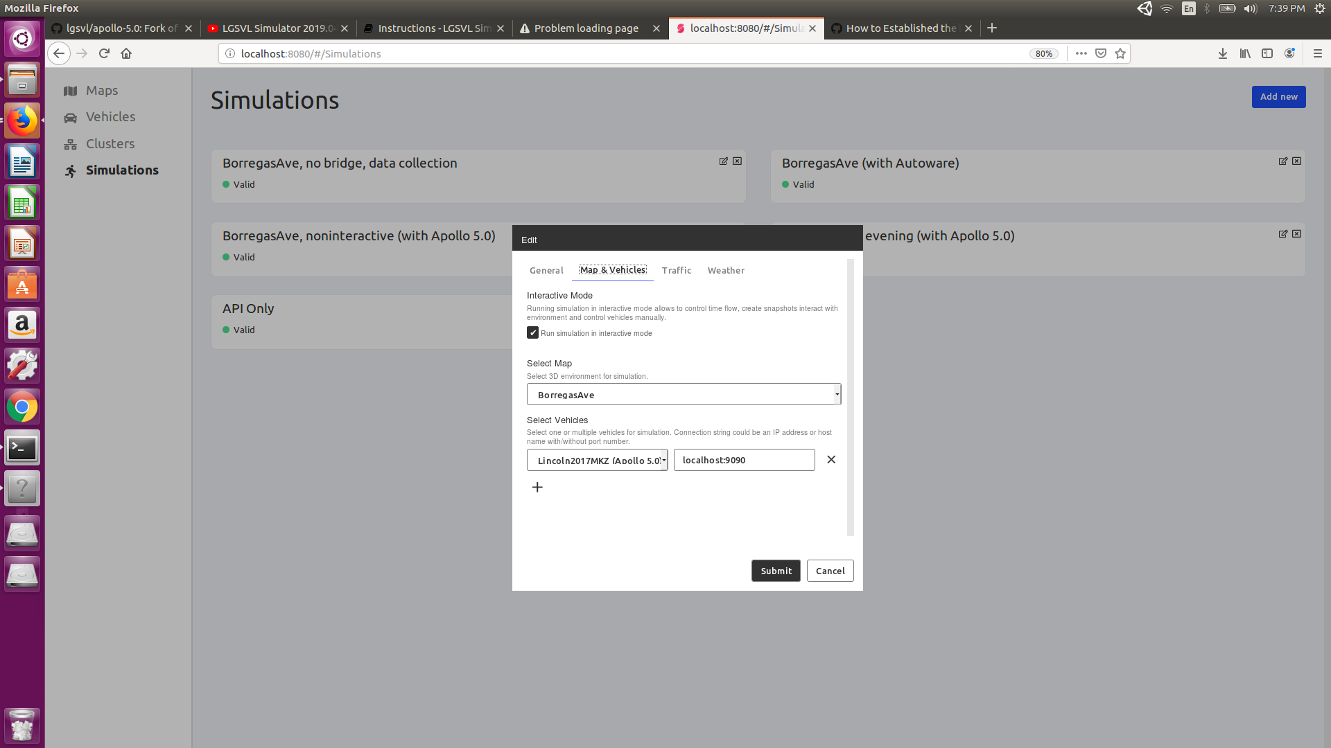 How to Established the bridge between LGSVL and Apollo5.0 · Issue #365 ...