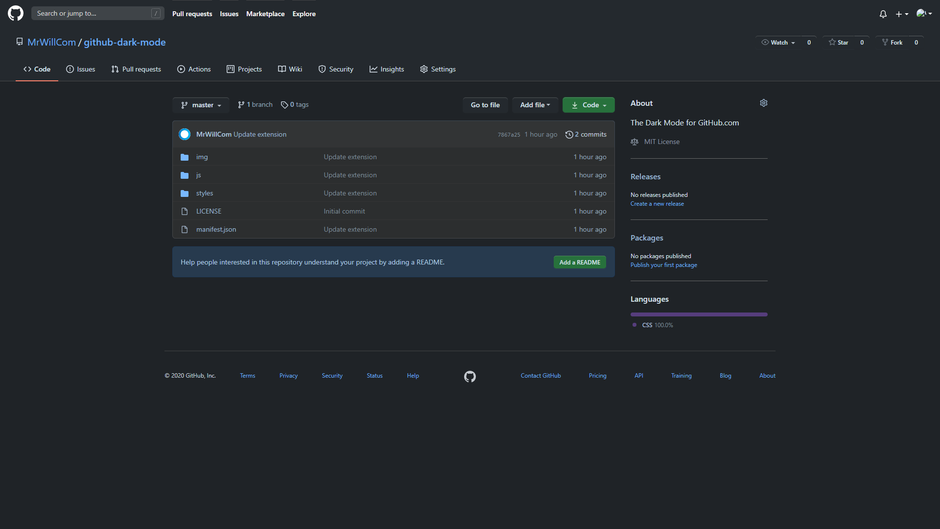[自荐] 专为 GitHub.com 设计的深色模式 · Issue #98 · GitHubDaily/GitHubDaily · GitHub