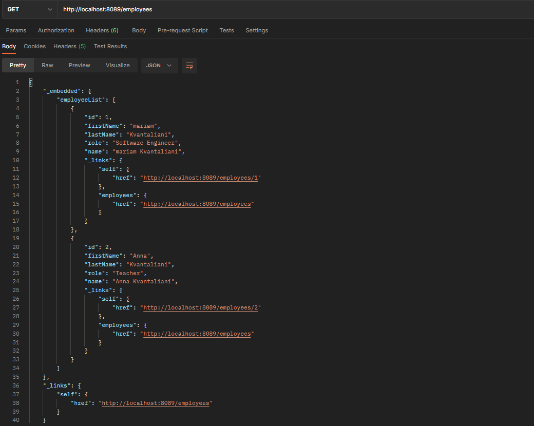 Github mariamikv rest service with spring a simple payroll rest