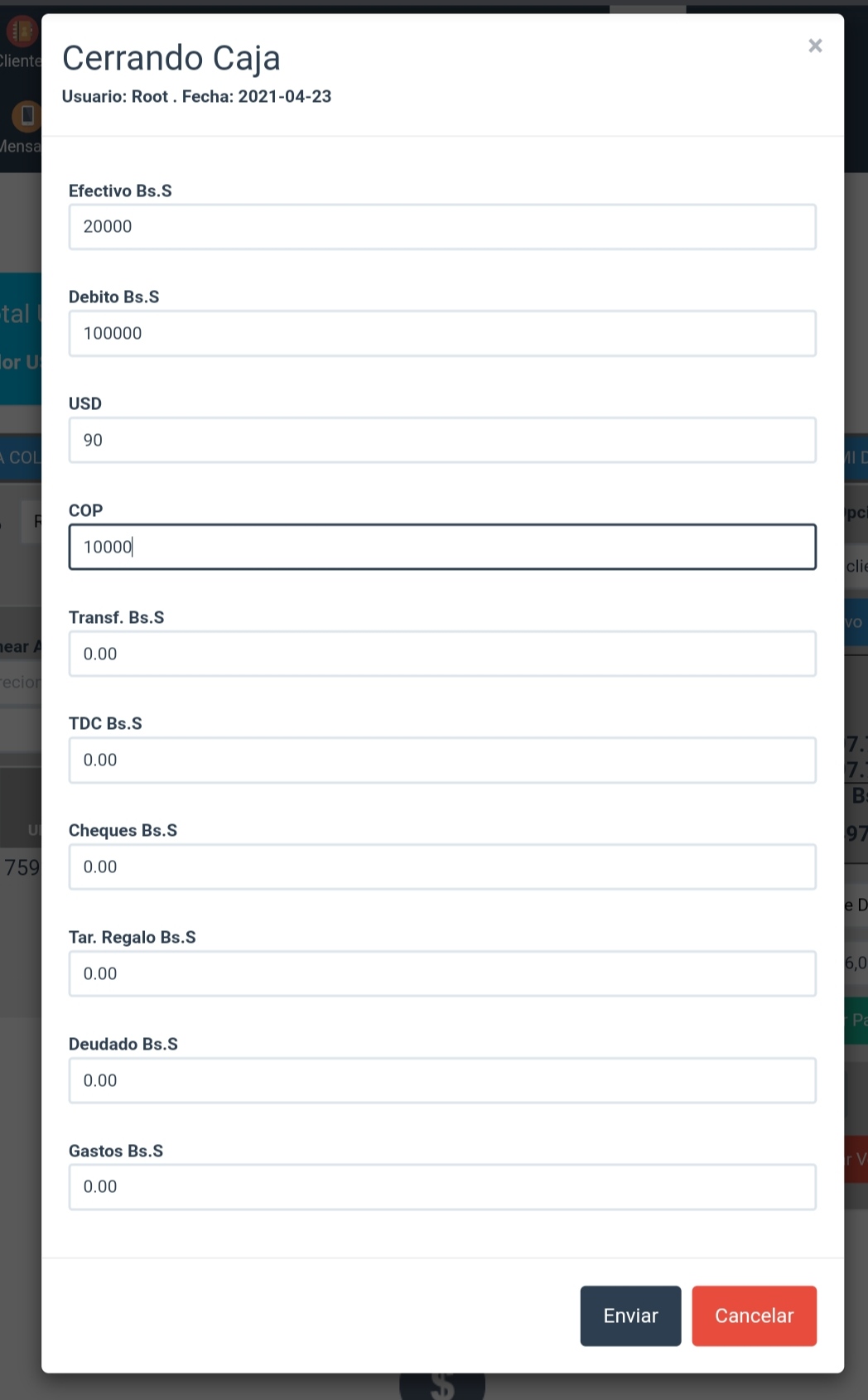 Close daily sales and cash count. · Issue #2645 · opensourcepos ...